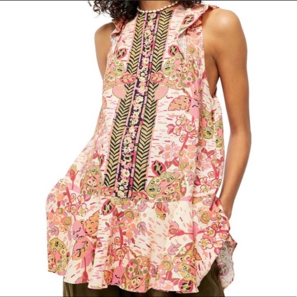 Free People Summer In Tulum Tunic Top - Picture 5 of 13